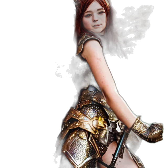 dress, staff, sword, weapon transparent PNG cut-out