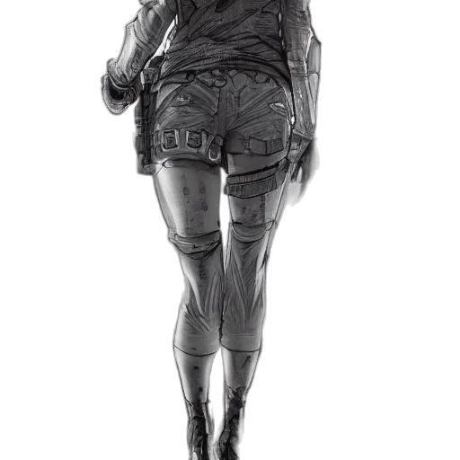 dress, robot, face, jacket transparent PNG cut-out