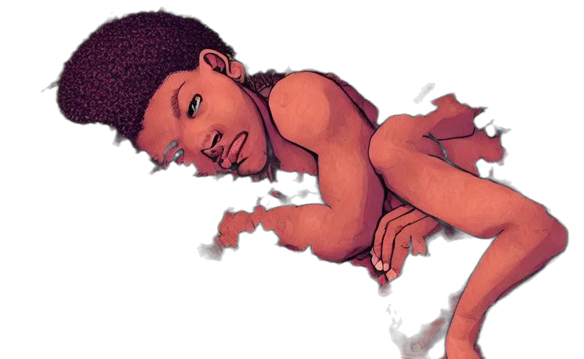 comic book art, watercolor, concept art, cartoon transparent PNG cut-out