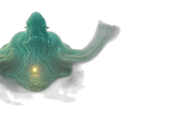 creature, mask, hair, dragon transparent PNG cut-out