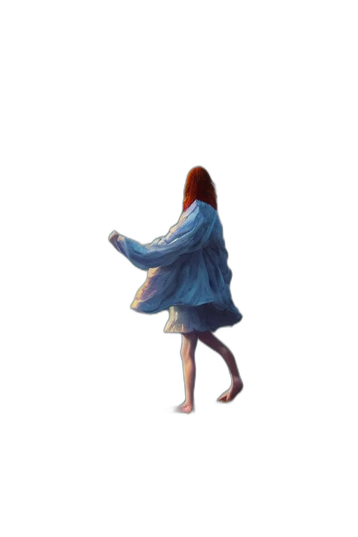 dress, jacket, creature, shoes transparent PNG cut-out