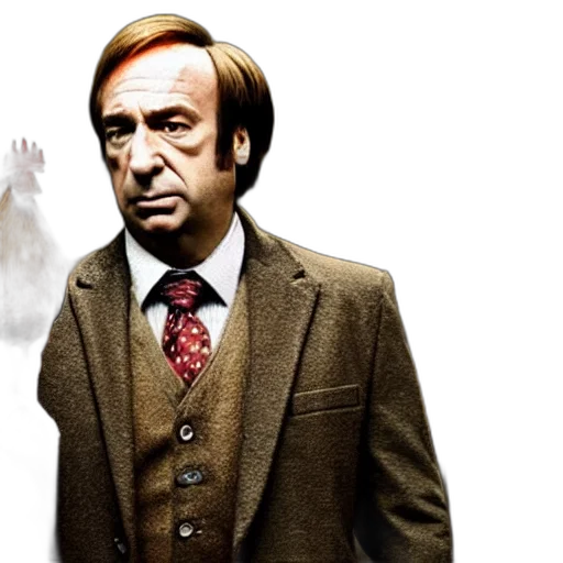 saul, goodman, rooster, medieval transparent PNG cut-out
