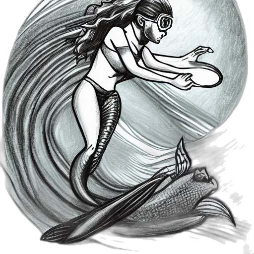 concept art, pencil sketch, comic book art, fantasy art transparent PNG cut-out