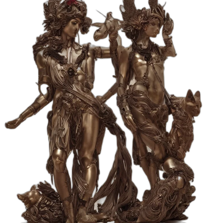 staff, concept art, fantasy art, 3d render transparent PNG cut-out