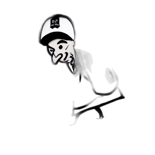 hat, staff, face, mask transparent PNG cut-out