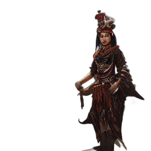 staff, concept art, fantasy art, 3d render transparent PNG cut-out