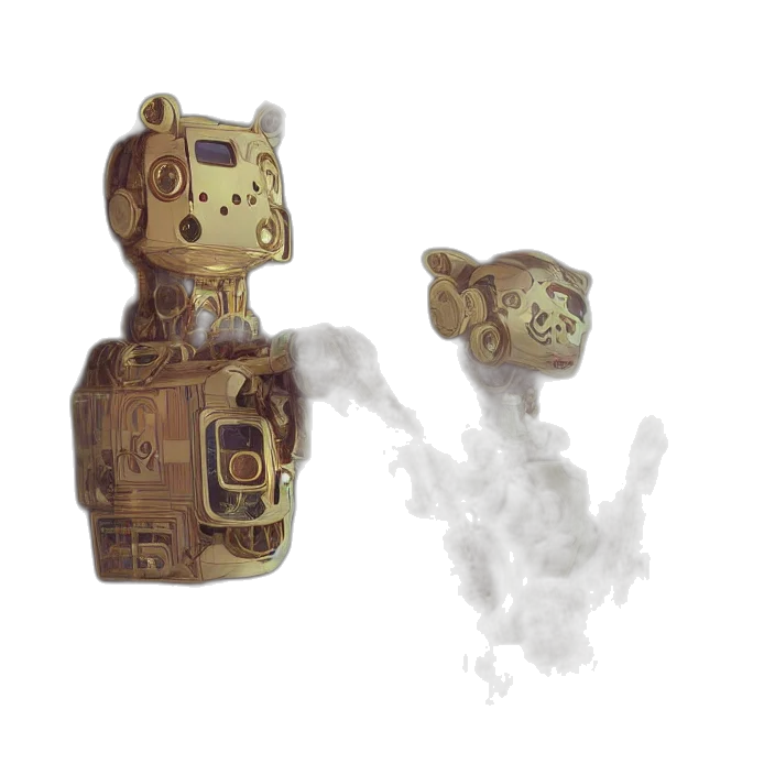 robot, mask, weapon, jewelry transparent PNG cut-out