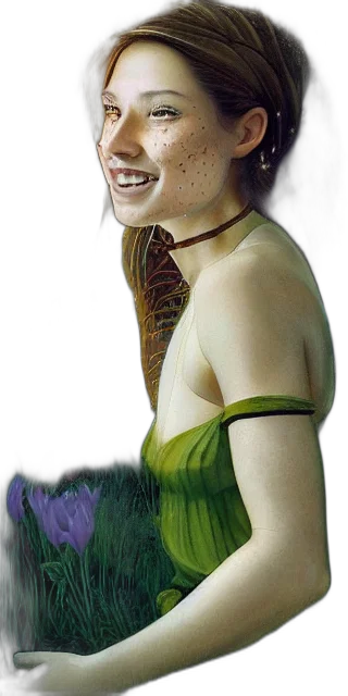 dress, staff, face, mask transparent PNG cut-out