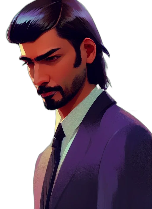 staff, face, jacket, concept art transparent PNG cut-out