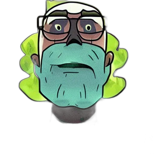 mask, staff, face, creature transparent PNG cut-out