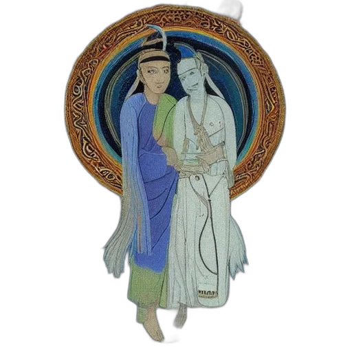 staff, jewelry, sword, oil painting transparent PNG cut-out