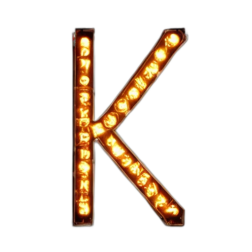crown, weapon, neon lights, letter transparent PNG cut-out