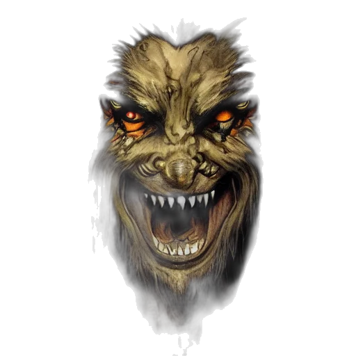 mask, creature, face, dragon transparent PNG cut-out