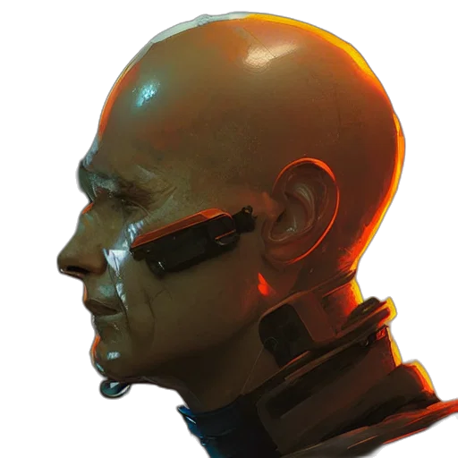 robot, face, mask, staff transparent PNG cut-out
