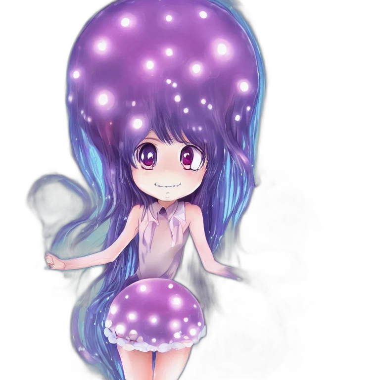 dress, hat, creature, hair transparent PNG cut-out