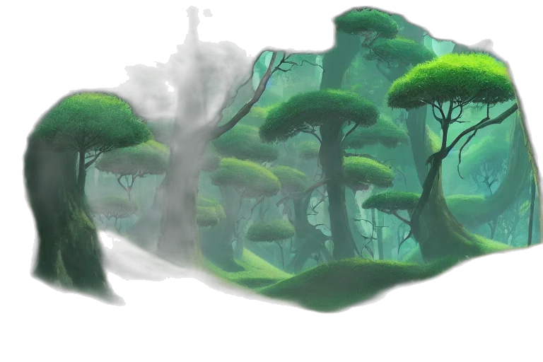 tree, dragon, creature, mask transparent PNG cut-out