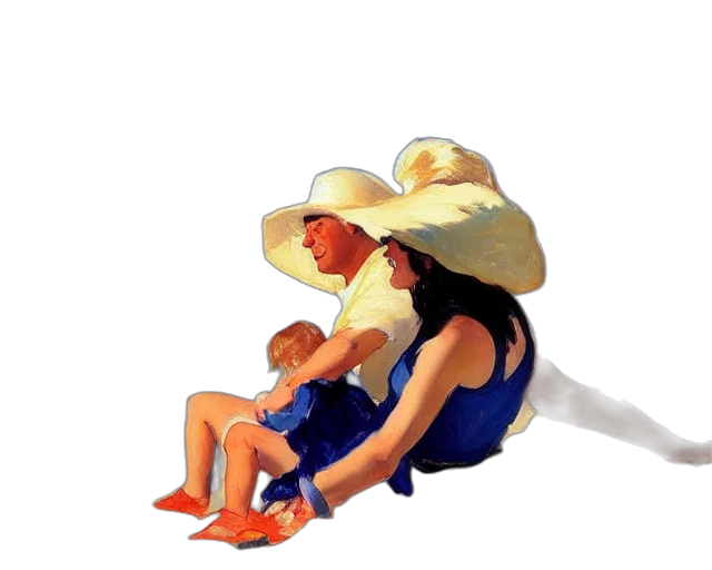 hat, oil painting, watercolor, photorealistic transparent PNG cut-out
