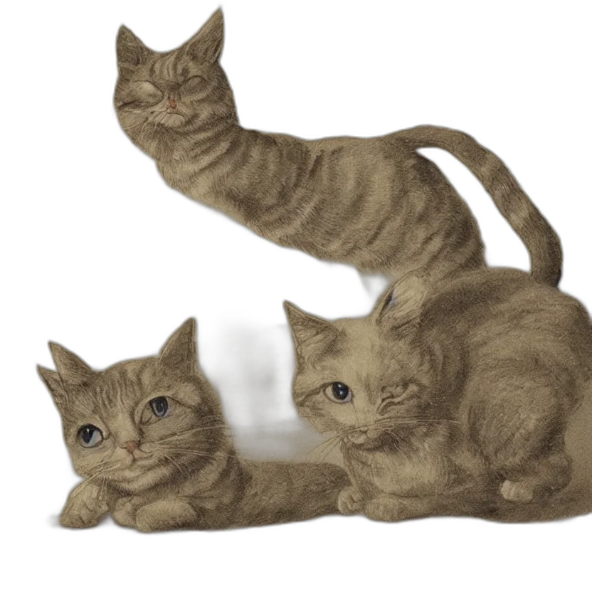 animal, staff, creature, photorealistic transparent PNG cut-out