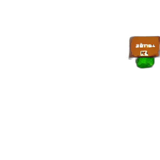 pixel art, 3d render, earth tones, green transparent PNG cut-out