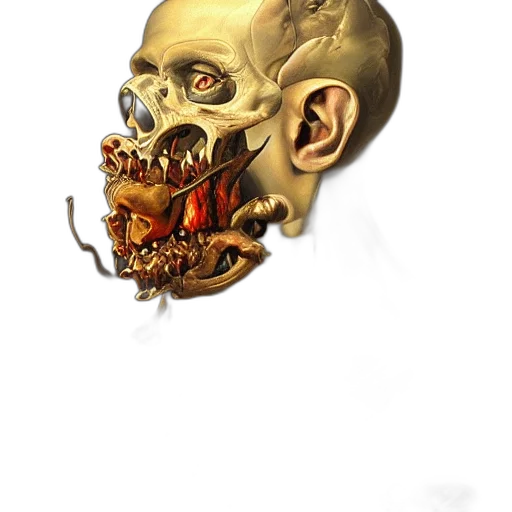 mask, face, creature, jewelry transparent PNG cut-out