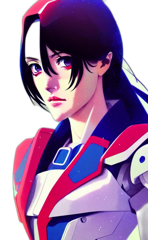 face, robot, jacket, weapon transparent PNG cut-out