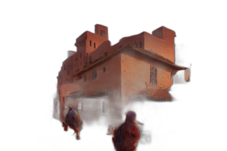 building, mask, weapon, concept art transparent PNG cut-out