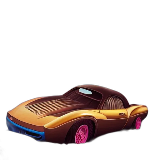 car, concept art, 3d render, photorealistic transparent PNG cut-out