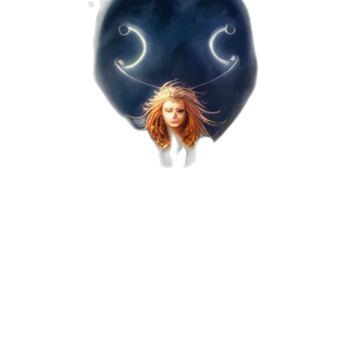 hair, mask, creature, face transparent PNG cut-out