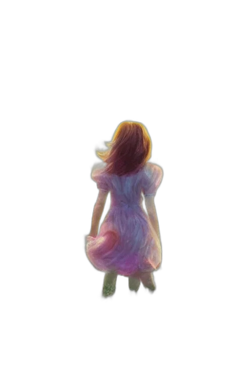 dress, hair, creature, face transparent PNG cut-out