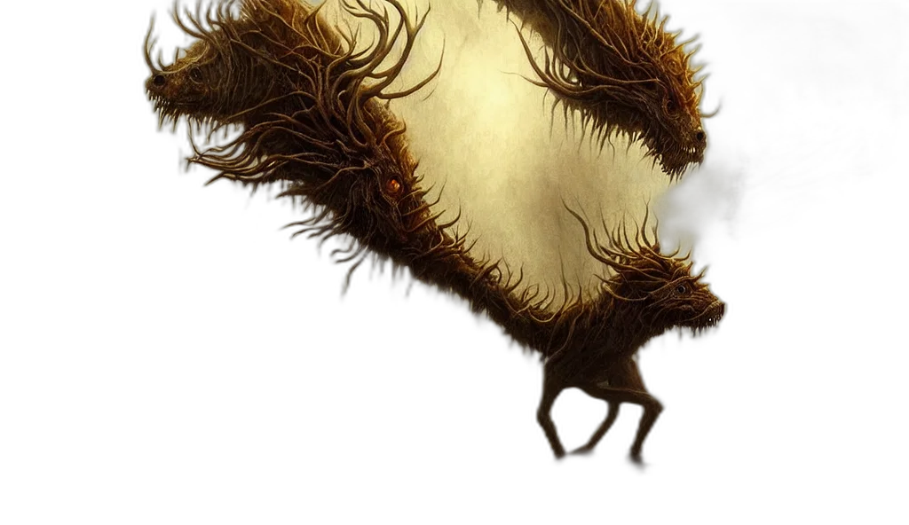 hair, mask, creature, crown transparent PNG cut-out