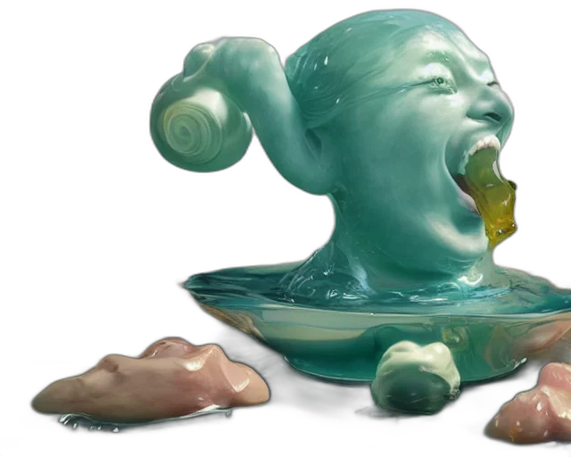bottle, mask, face, creature transparent PNG cut-out