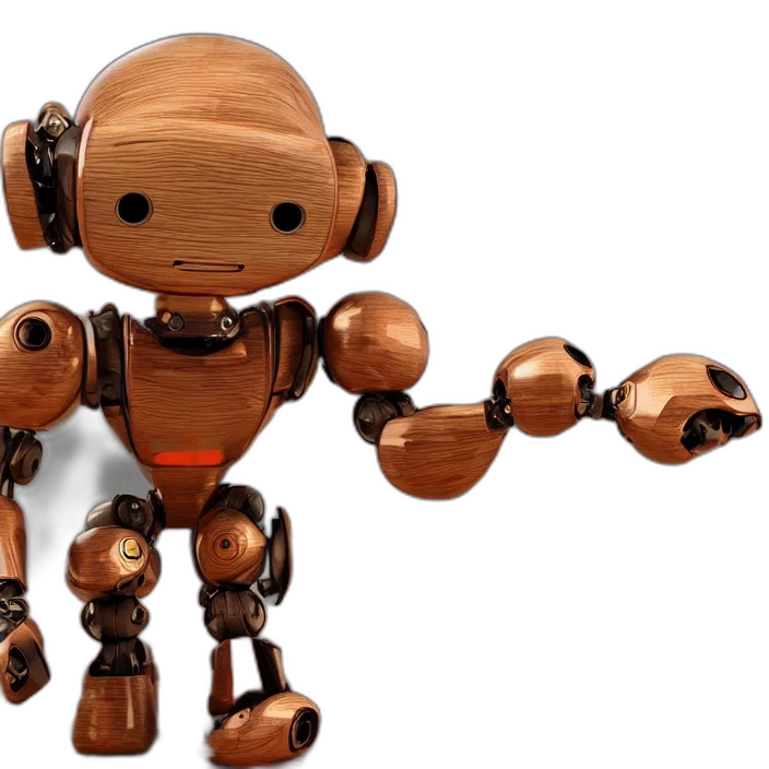 robot, 3d render, concept art, octane transparent PNG cut-out