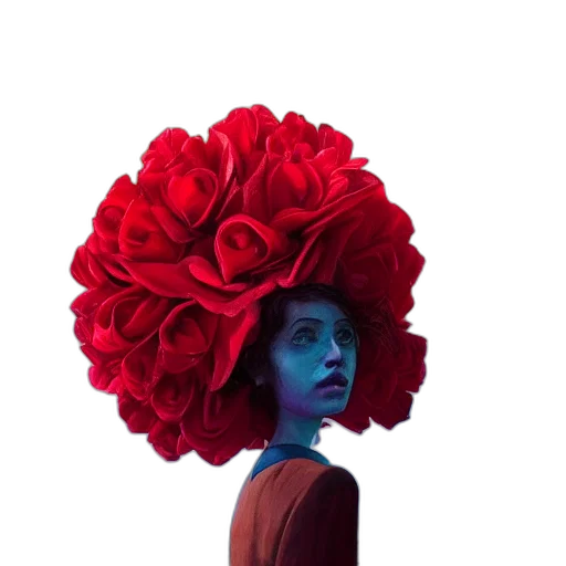 flower, crown, hat, hair transparent PNG cut-out
