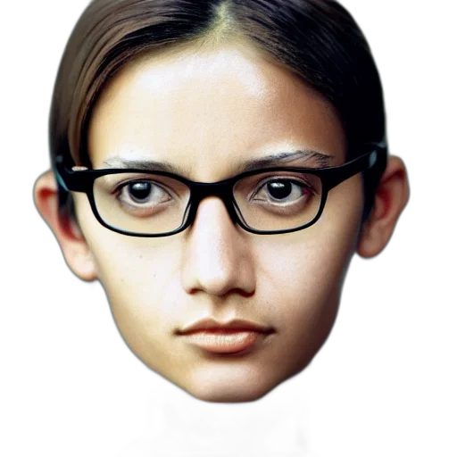 face, mask, robot, hair transparent PNG cut-out