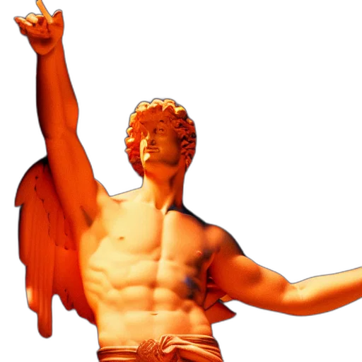 3d render, vaporwave, concept art, pixel art transparent PNG cut-out
