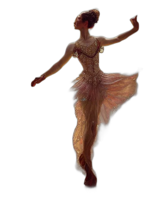 dress, staff, creature, hair transparent PNG cut-out