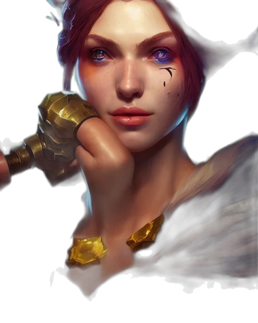 face, staff, weapon, crown transparent PNG cut-out