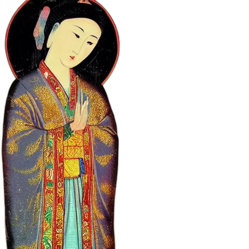 staff, dress, jewelry, face transparent PNG cut-out