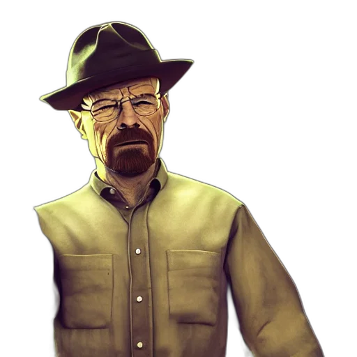jacket, hat, staff, concept art transparent PNG cut-out