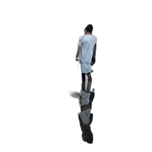 robot, staff, jacket, shoes transparent PNG cut-out