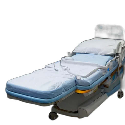 robot, 3d render, hospital, bed transparent PNG cut-out