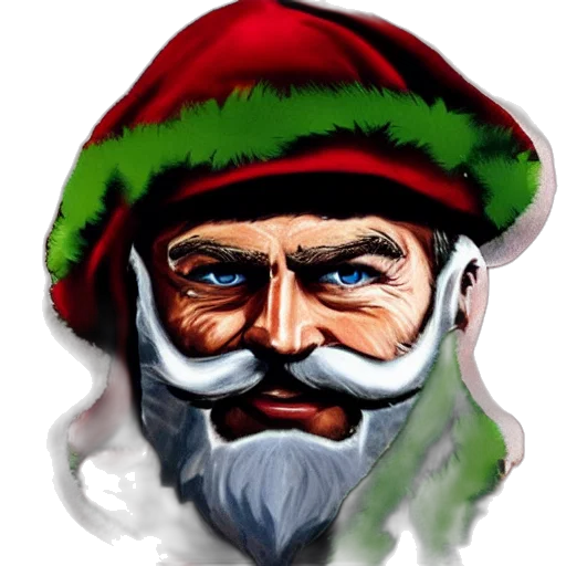 face, hat, photorealistic, pixel art transparent PNG cut-out