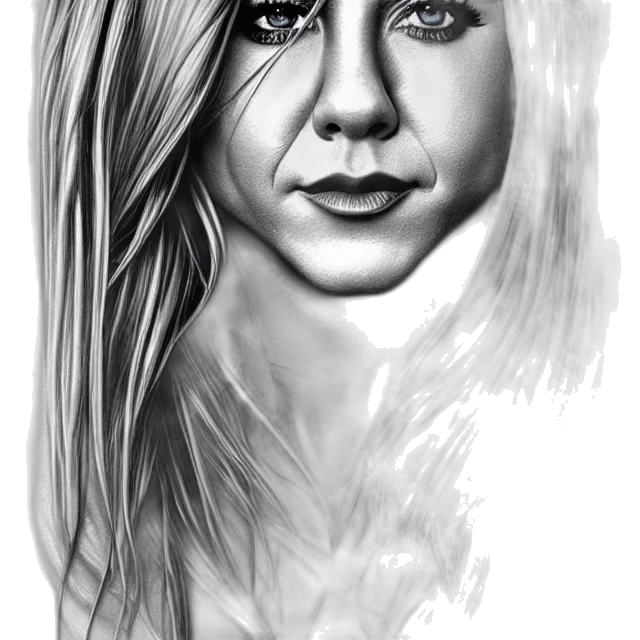 face, photorealistic, pencil sketch, cartoon transparent PNG cut-out