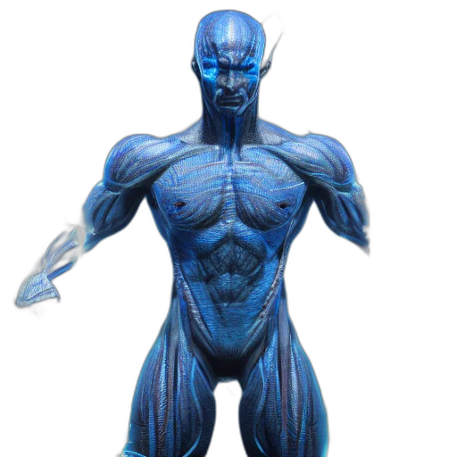 robot, creature, concept art, 3d render transparent PNG cut-out