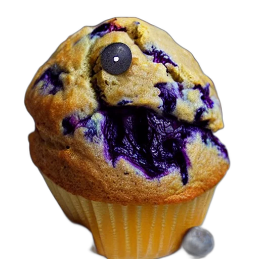 food, creature, face, photorealistic transparent PNG cut-out