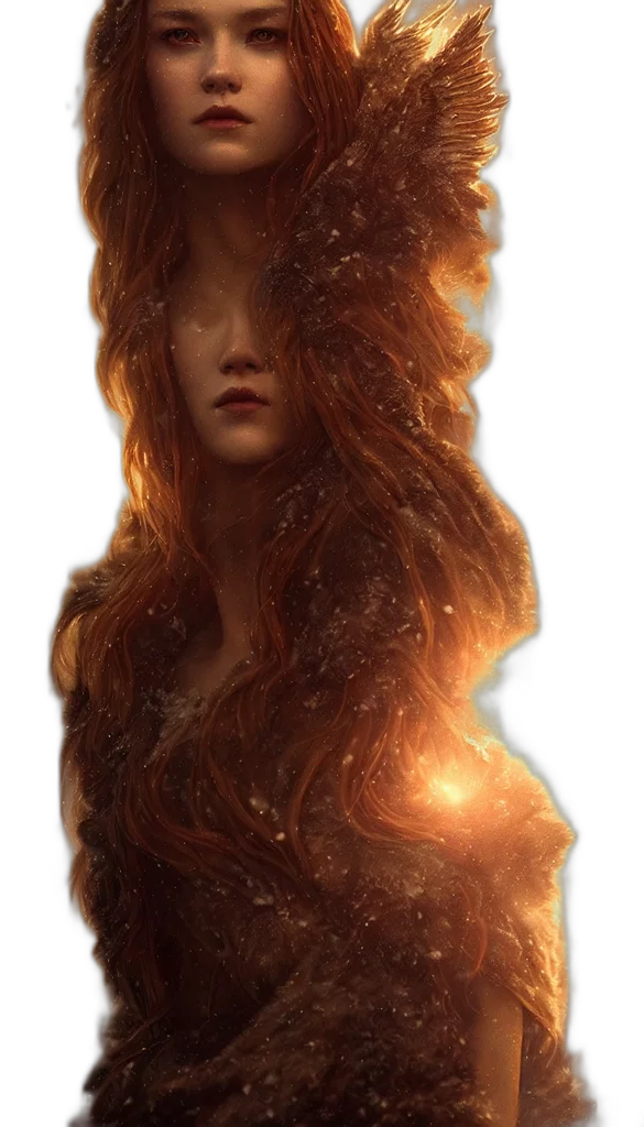 hair, dress, mask, face transparent PNG cut-out