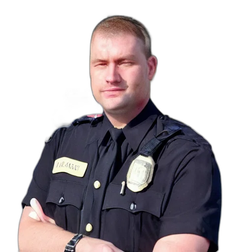staff, jacket, face, officer transparent PNG cut-out