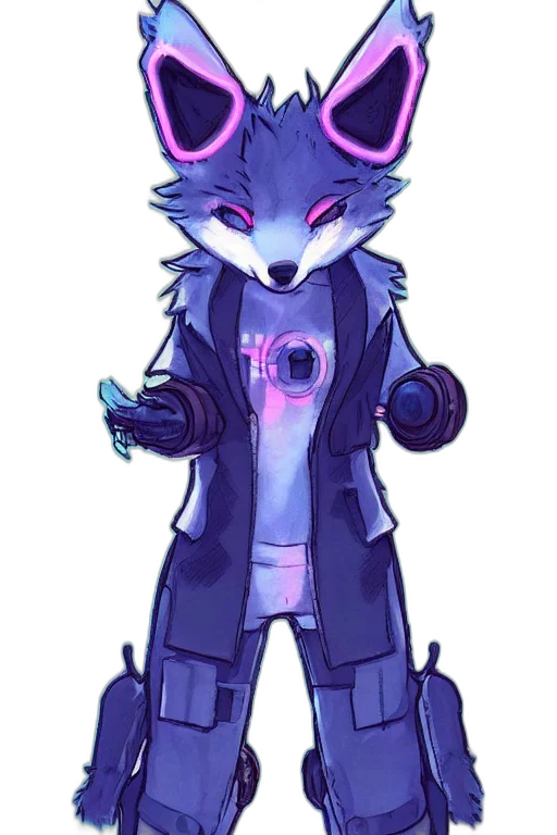 robot, staff, jacket, creature transparent PNG cut-out