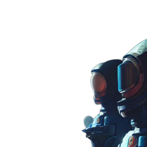 robot, weapon, mask, face transparent PNG cut-out