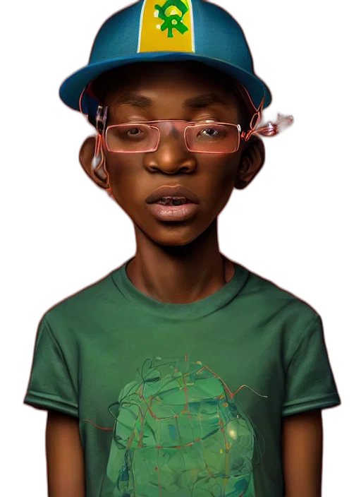 face, hat, crown, jacket transparent PNG cut-out